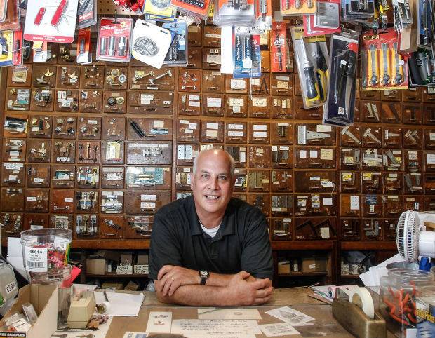 Owner Steve Schneider of New Market Hardware